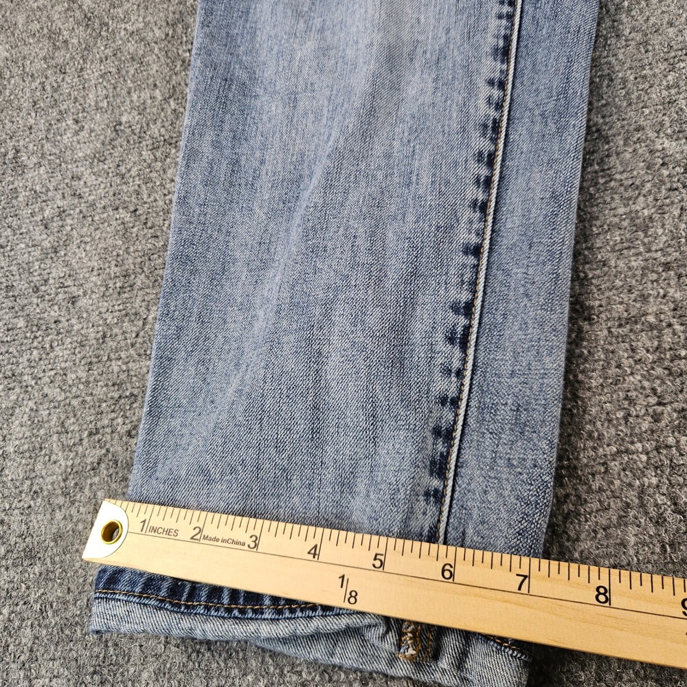 Gap Sexy Boyfriend Fit Embroidered Distressed Jeans Light Wash Womens 16/34R - Picture 2 of 9